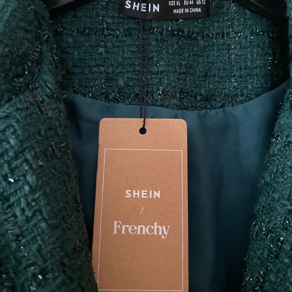 Fringe Trim Tweed Blazer (NWT) - Picture 3 of 6